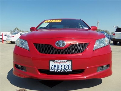 toyota camry 2007 barcelona red sedan se gasoline 4 cylinders front wheel drive automatic 90241