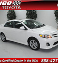 toyota corolla 2011 white sedan s gasoline 4 cylinders front wheel drive automatic 91731