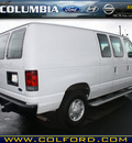 ford e series cargo 2008 white van e 250 gasoline 8 cylinders rear wheel drive automatic with overdrive 98632