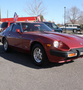 datsun 280zx 2011 burgundy hatchback deluxe gasoline 6 cylinders rear wheel drive 5 speed manual 80229