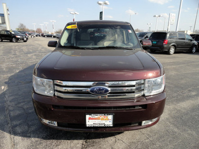 ford flex 2010 dk  red suv sel gasoline 6 cylinders all whee drive automatic 60443
