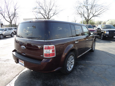 ford flex 2010 dk  red suv sel gasoline 6 cylinders all whee drive automatic 60443