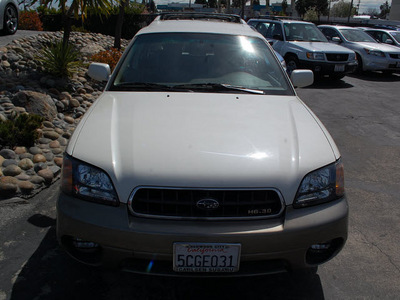 subaru outback 2003 white wagon h6 3 0 gasoline 6 cylinders dohc all whee drive automatic 94063
