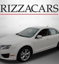 ford fusion 2012 white sedan se flex fuel 6 cylinders front wheel drive automatic with overdrive 60546