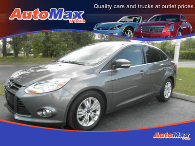 ford focus 2012 gray sedan sel flex fuel 4 cylinders front wheel drive automatic 34474