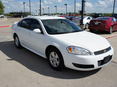 chevrolet impala 2010 white sedan lt flex fuel 6 cylinders front wheel drive automatic 76087