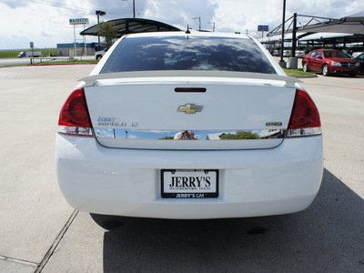 chevrolet impala 2010 white sedan lt flex fuel 6 cylinders front wheel drive automatic 76087