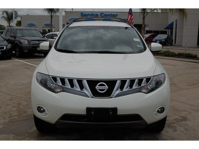 nissan murano 2009 off white suv sl gasoline 6 cylinders front wheel drive automatic with overdrive 77065