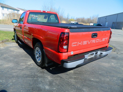 chevrolet silverado 1500 2005 red pickup truck gasoline 8 cylinders rear wheel drive automatic 14224