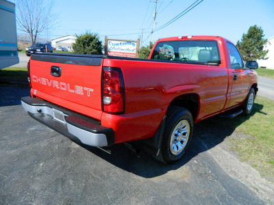 chevrolet silverado 1500 2005 red pickup truck gasoline 8 cylinders rear wheel drive automatic 14224