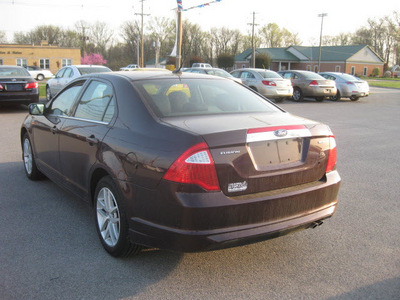 ford fusion 2011 maroon sedan sel gasoline 4 cylinders front wheel drive automatic 62863