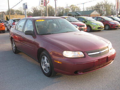 chevrolet classic 2005 red sedan fleet gasoline 4 cylinders front wheel drive automatic 62863