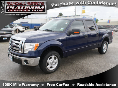 ford f 150 2010 dk  blue xlt gasoline 8 cylinders 2 wheel drive automatic with overdrive 77388