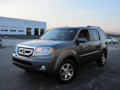 honda pilot 2009 gray suv touring w navi gasoline 6 cylinders all whee drive automatic 46410