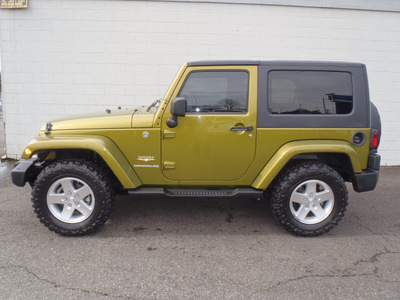 jeep wrangler 2008 green suv sahara gasoline 6 cylinders 4 wheel drive automatic with overdrive 98371
