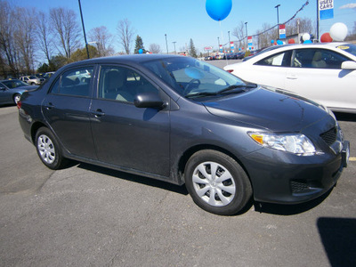 toyota corolla 2010 gray sedan gasoline 4 cylinders front wheel drive automatic 13502