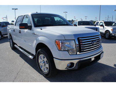 ford f 150 2012 white gasoline 6 cylinders 2 wheel drive automatic 77388