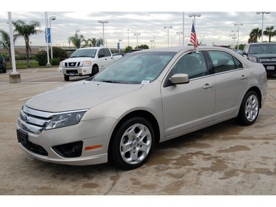 ford fusion 2010 lt  brown sedan se flex fuel 6 cylinders front wheel drive automatic with overdrive 77065