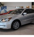honda accord 2012 silver ex v6 gasoline 6 cylinders front wheel drive 5 speed automatic 77065