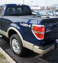 ford f 150 2010 dk  blue lariat flex fuel 8 cylinders 4 wheel drive automatic 08753