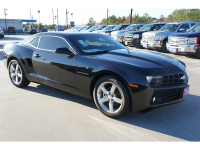chevrolet camaro 2012 black coupe lt gasoline 6 cylinders rear wheel drive 6 spd auto whls,19in 48  77090