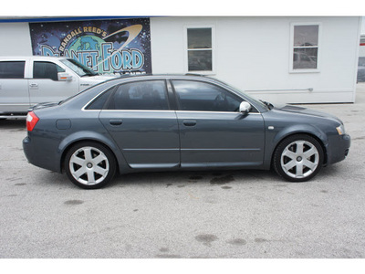 audi s4 2005 gray sedan quattro gasoline 8 cylinders all whee drive 6 speed manual 77388