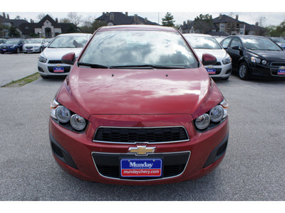 chevrolet sonic 2012 red ls gasoline 4 cylinders front wheel drive 5 speed manual 77090