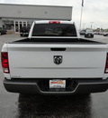 dodge ram 1500 2010 white pickup truck gasoline 6 cylinders 2 wheel drive automatic 60443