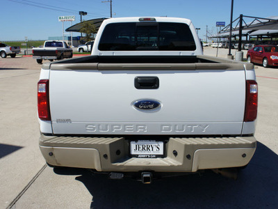 ford f 450 super duty 2008 white king ranch diesel 8 cylinders 4 wheel drive automatic 76087