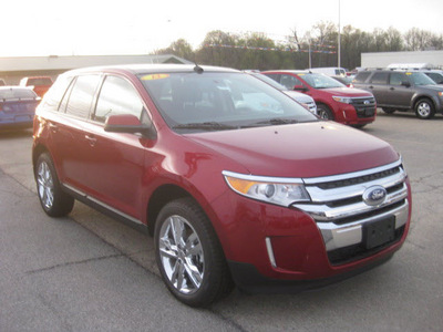 ford edge 2013 red suv sel gasoline 6 cylinders front wheel drive 6 speed automatic 62863