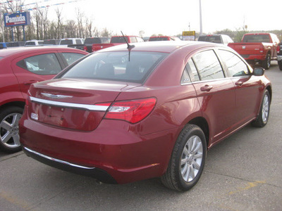 chrysler 200 2012 red sedan touring gasoline 4 cylinders front wheel drive 6 speed automatic 62863