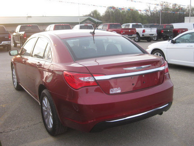 chrysler 200 2012 red sedan touring gasoline 4 cylinders front wheel drive 6 speed automatic 62863