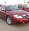 chrysler 200 2012 red sedan touring gasoline 4 cylinders front wheel drive 6 speed automatic 62863