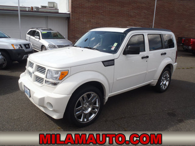 dodge nitro 2007 white suv r t gasoline 6 cylinders 4 wheel drive automatic 98371