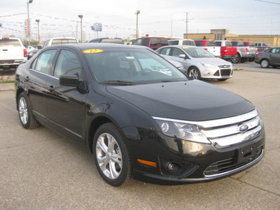 ford fusion 2012 black sedan se flex fuel 6 cylinders front wheel drive 6 speed automatic 62863