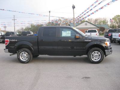 ford f 150 2012 black lariat flex fuel 8 cylinders 4 wheel drive 6 speed automatic 62863