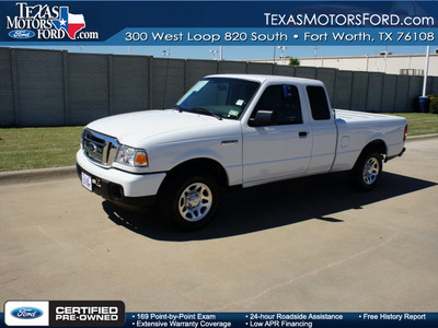 ford ranger 2011 white xlt gasoline 6 cylinders 2 wheel drive automatic with overdrive 76108