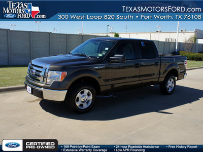 ford f 150 2009 gray xlt gasoline 8 cylinders 2 wheel drive automatic 76108
