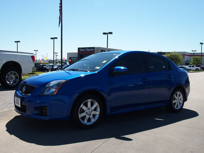 nissan sentra 2010 blue sedan 2 0 sr gasoline 4 cylinders front wheel drive automatic with overdrive 76018