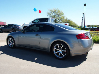 infiniti g35 2004 gray coupe gasoline 6 cylinders rear wheel drive automatic 76018