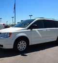 chrysler town and country 2010 white van lx flex fuel 6 cylinders front wheel drive automatic 76018
