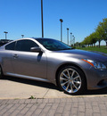 infiniti g37 2008 gray coupe s gasoline 6 cylinders rear wheel drive automatic 76018