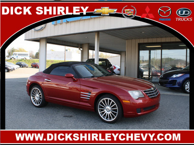chrysler crossfire 2005 red gasoline 6 cylinders rear wheel drive automatic 27215