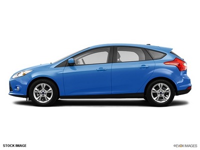 ford focus 2012 blue hatchback se flex fuel 4 cylinders front wheel drive 6 speed automatic 77388