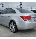 chevrolet cruze 2011 silver ltz gasoline 4 cylinders front wheel drive 6 speed automatic 77090