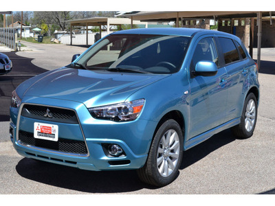 mitsubishi outlander sport 2011 lt  blue se gasoline 4 cylinders front wheel drive automatic 76903