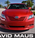 toyota camry 2007 red sedan le gasoline 4 cylinders front wheel drive automatic 32771
