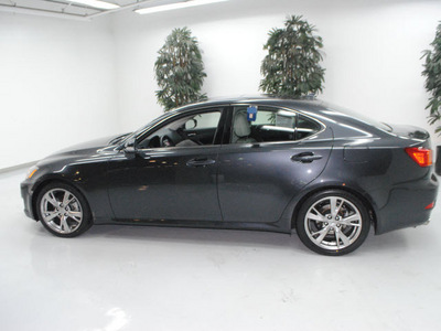 lexus is 250 2009 dk  gray sedan gasoline 6 cylinders rear wheel drive automatic 91731