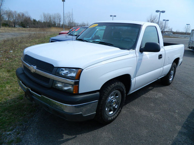 chevrolet silverado 1500 2003 white pickup truck gasoline 6 cylinders rear wheel drive automatic 14224