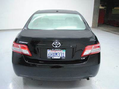 toyota camry 2010 black sedan le gasoline 4 cylinders front wheel drive automatic 91731